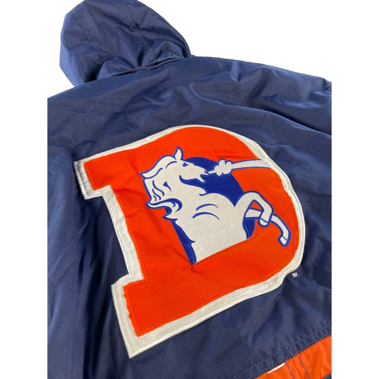 Mens 90s Nike Pro Line Denver Broncos Heavy Puffer Jacket Logo Size L