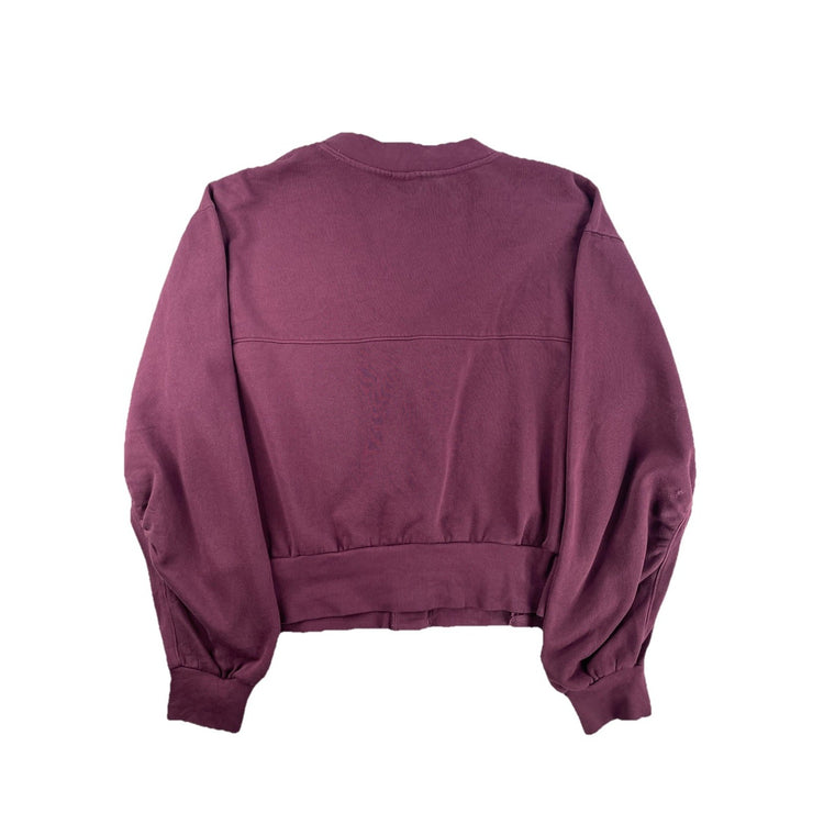 Women’s PINK Victoria Secret Maroon Long Sleeve Button Up Size M