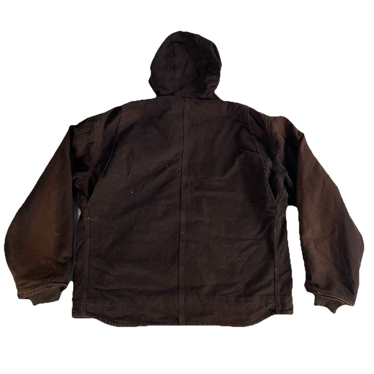Mens Carhartt Sandstone Sierra Sherpa-Lined Zip-Up Jacket Size XL