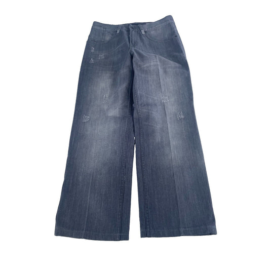 Mens Rocawear Baggy Faded Gray Denim Jeans Size 34
