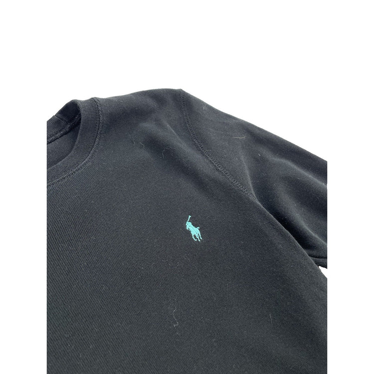Womens Ralph Lauren Size Medium Black Long Sleeve Crew Neck