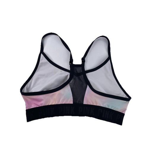 Womens Victoria’s Secret PINK Multicolored Sports Bra Size Medium