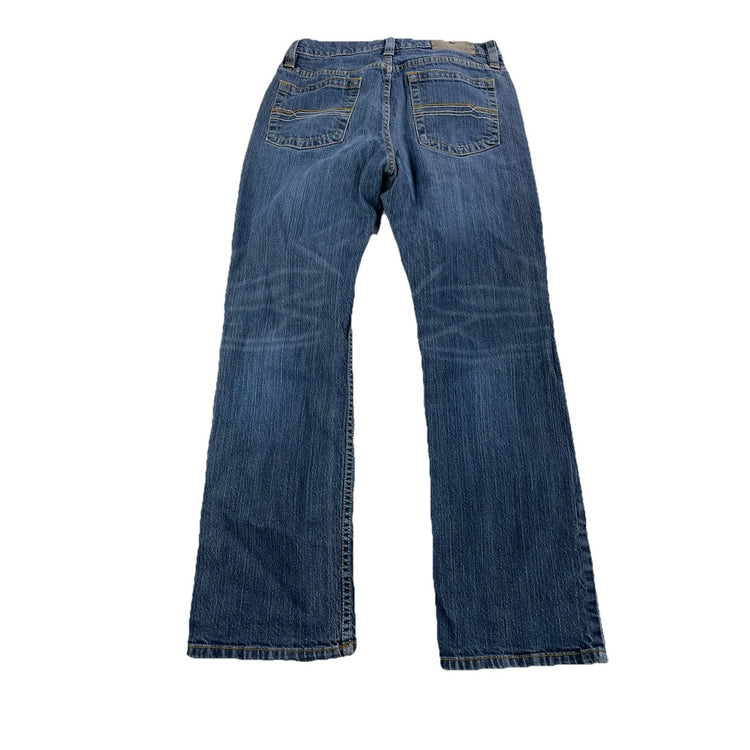 Mens Cody James Regular Straight Denim Blue Jeans Size 30x30