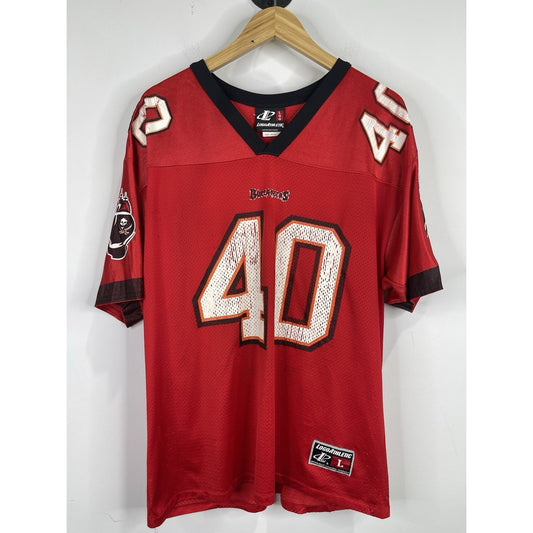 VTG Tampa Bay Buccaneers Alsott Starter Jersey Mens Large Red NFL