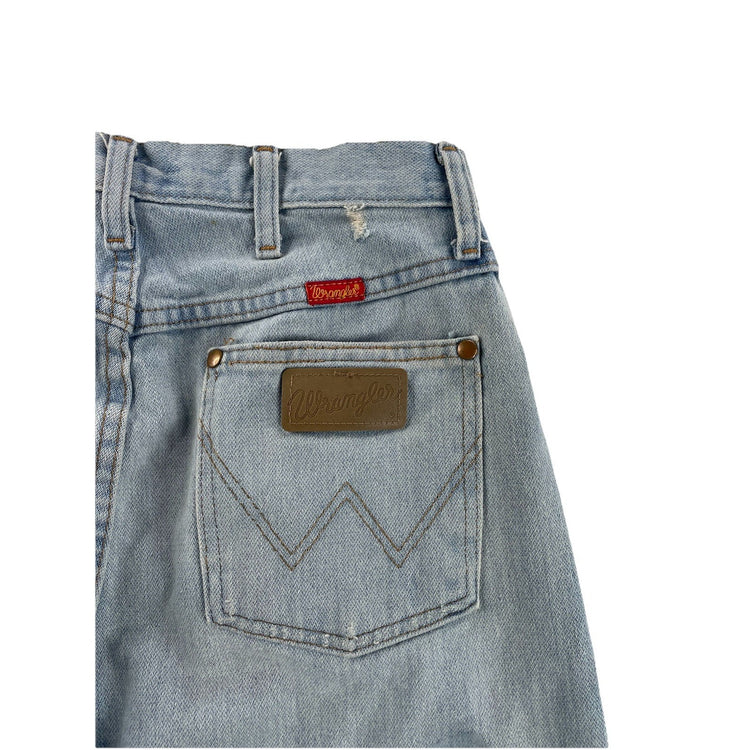 Mens Wranglers Slim Fit Lightwash Blue Jeans Size 7x36