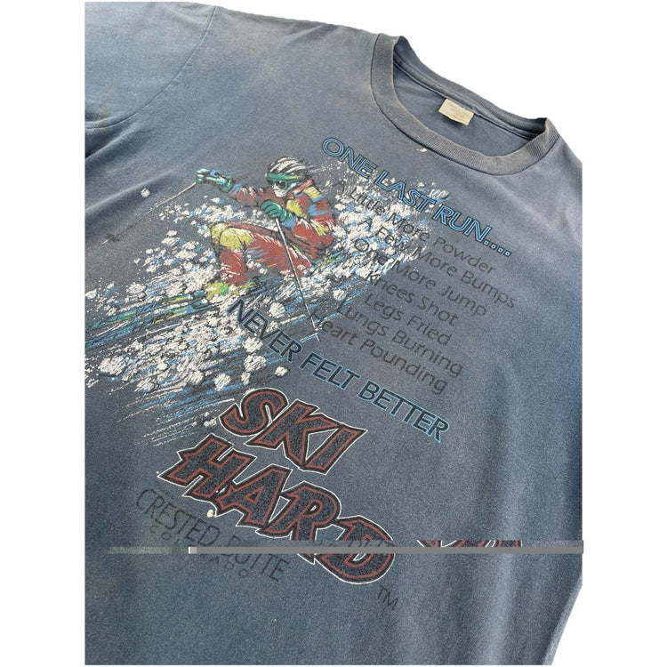 Men’s 90s Blue Graphic Tee Size Xl