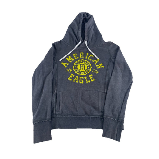 Womens American Eagle NYC Gray Hoodie Size Small