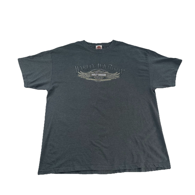 Mens Harley Davidson Motorcycles Grey T Shirt Size 2XL