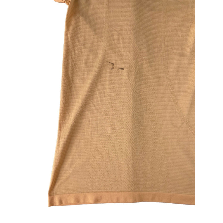 Womens Lululemon Peach Orange Swiftly Tech Mesh Seamless T-Shirt Size M