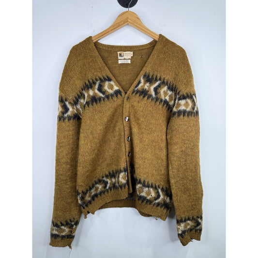 MENS WOOL MOHAIR 70’S CARDIGAN