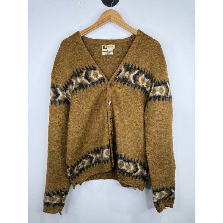 MENS WOOL MOHAIR 70’S CARDIGAN