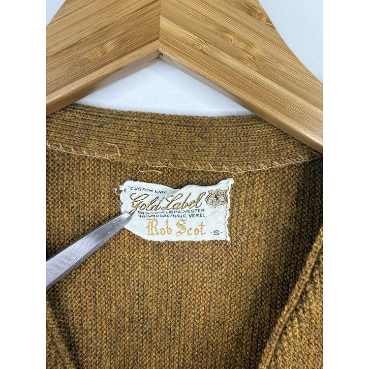 MENS WOOL MOHAIR 70’S CARDIGAN