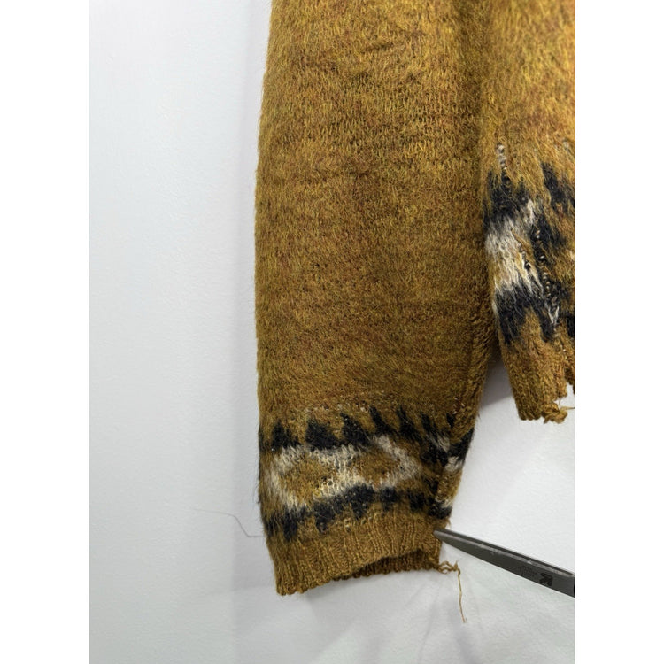 MENS WOOL MOHAIR 70’S CARDIGAN