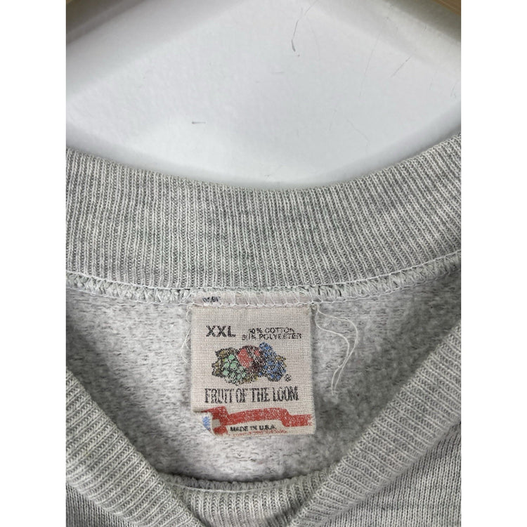 Vintage 90s Men’s University Of New Mexico Lobos Graphic Sweatshirt Size 2XL