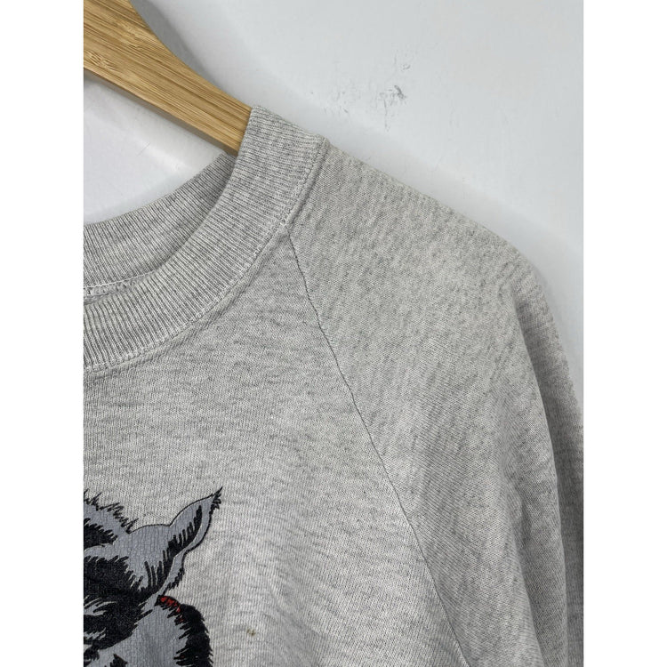 Vintage 90s Men’s University Of New Mexico Lobos Graphic Sweatshirt Size 2XL