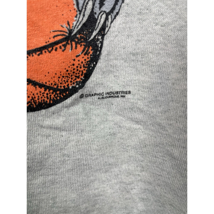 Vintage 90s Men’s University Of New Mexico Lobos Graphic Sweatshirt Size 2XL