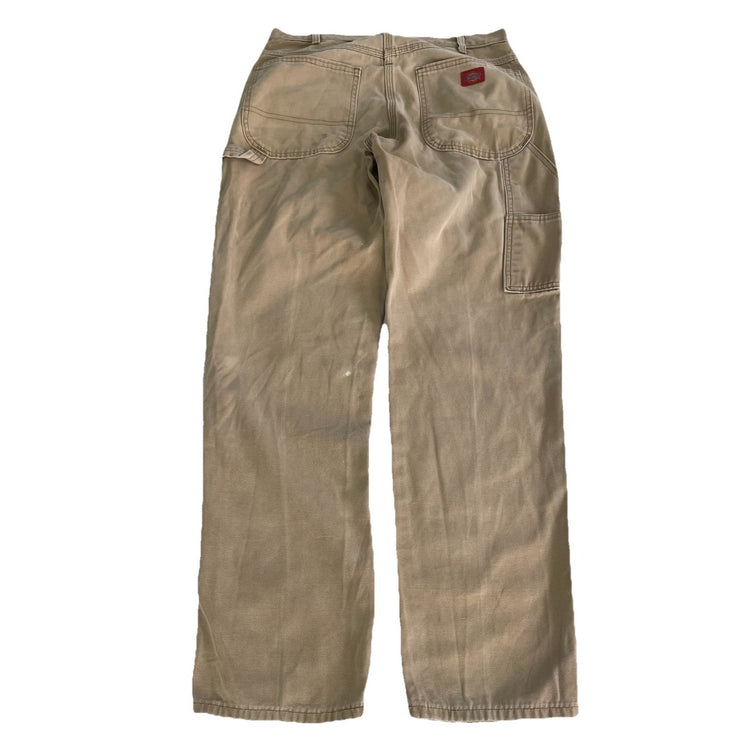 Mens Dickies Light Beige Carpenter Style Pants Size 32X33