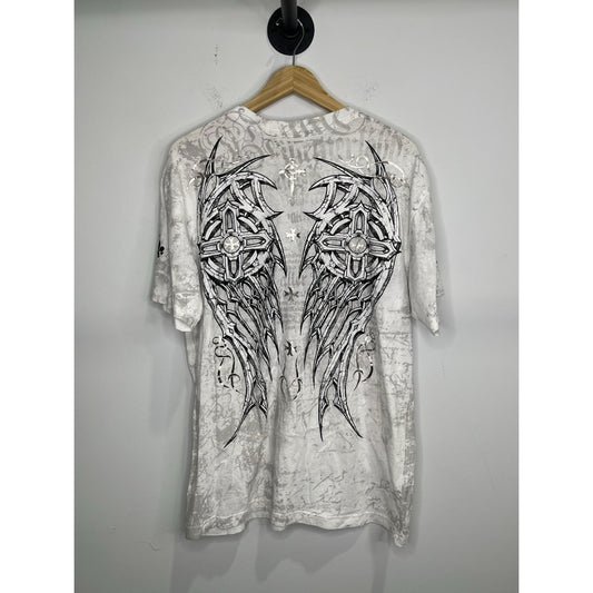 Mens Archair Y2k White T-shirt Size XL