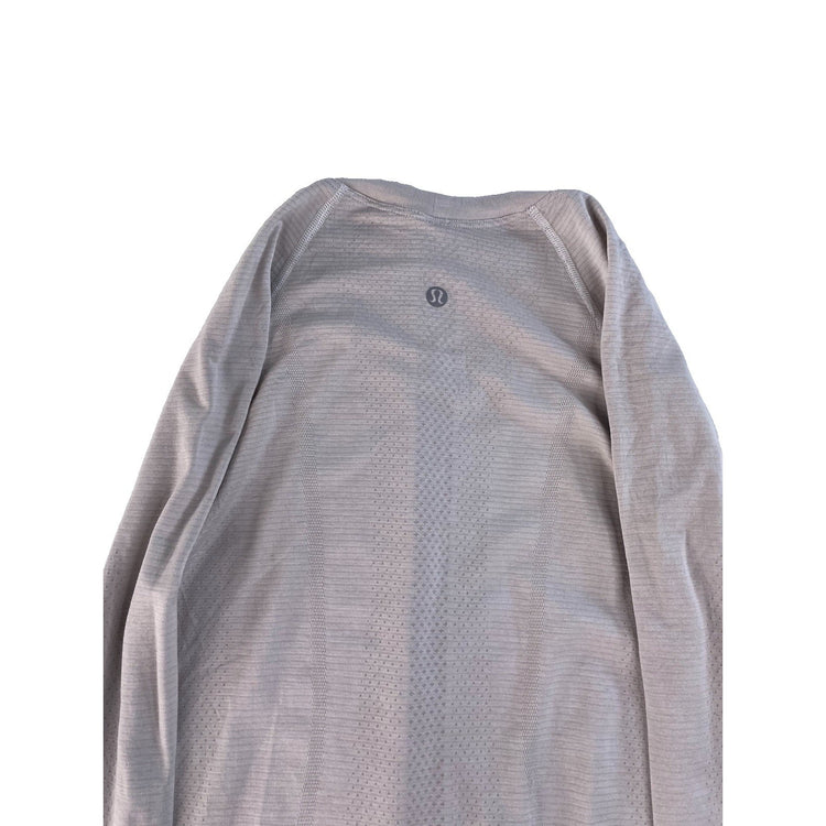 Womens Lululemon White Longsleeve T-shirt Size 4