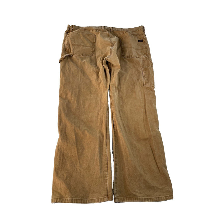 Men's Dickies Carpenter Pants Tan Duck Canvas Jeans Size 44x30