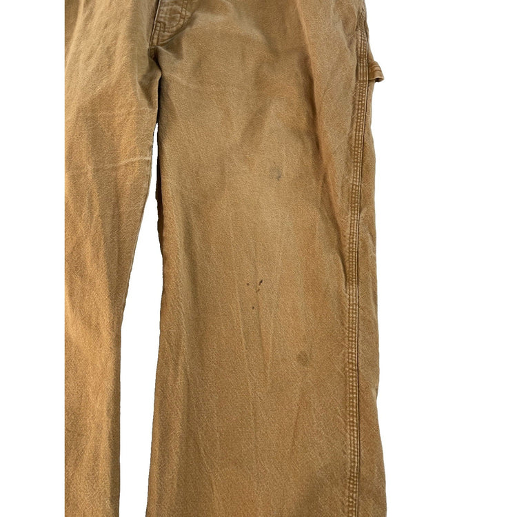 Men's Dickies Carpenter Pants Tan Duck Canvas Jeans Size 44x30