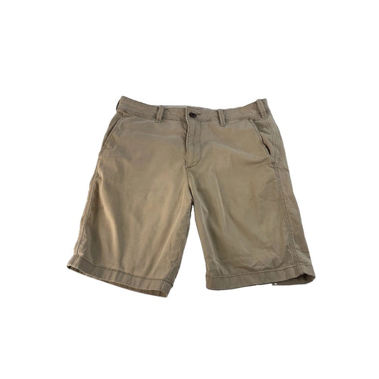 Mens Hollister Classic Fit Khaki Shorts Size 33