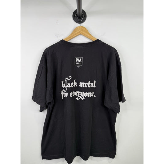 Black Metal Rainbows “Pm Press” Book Promo T-shirt Size 2Xl