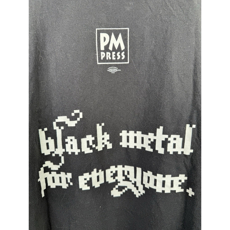 Black Metal Rainbows “Pm Press” Book Promo T-shirt Size 2Xl