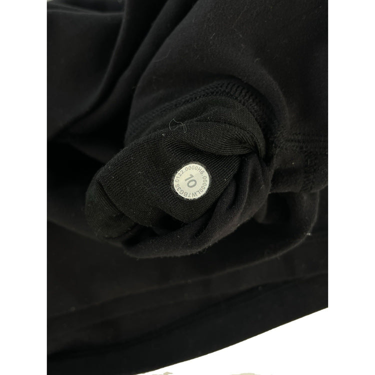 Womens Lululemon Black Nulu High Rise Align Athletic Shorts Size 10