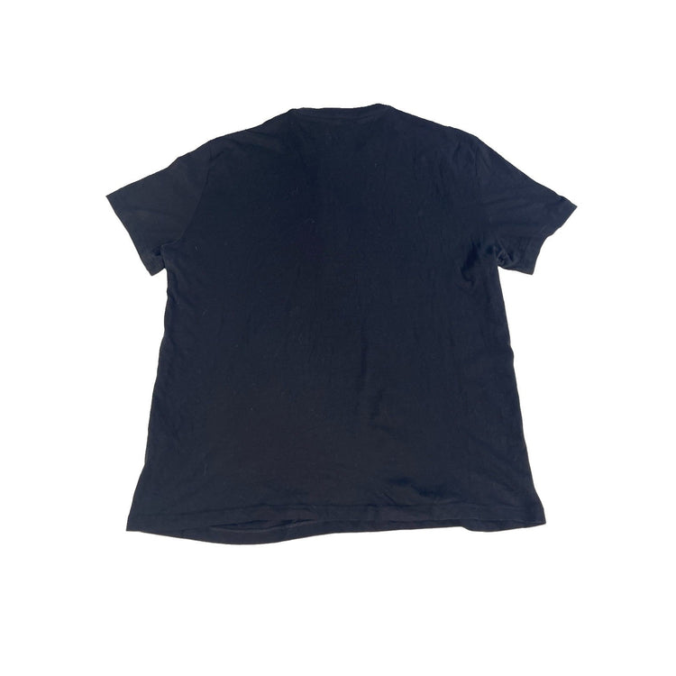 Mens Armani Exchange AX Black Big Graphic Logo Short Sleeve T Shirt Size L