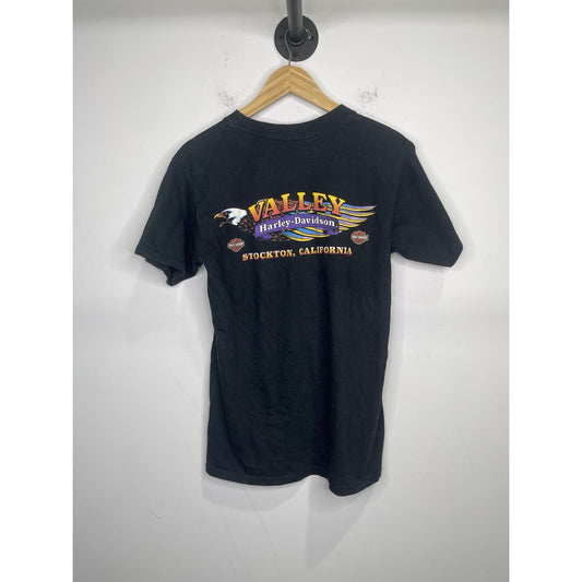 Vintage Men’s 1998 Harley Davidson T Shirt Daytona Beach Black Ridin Solo Size M