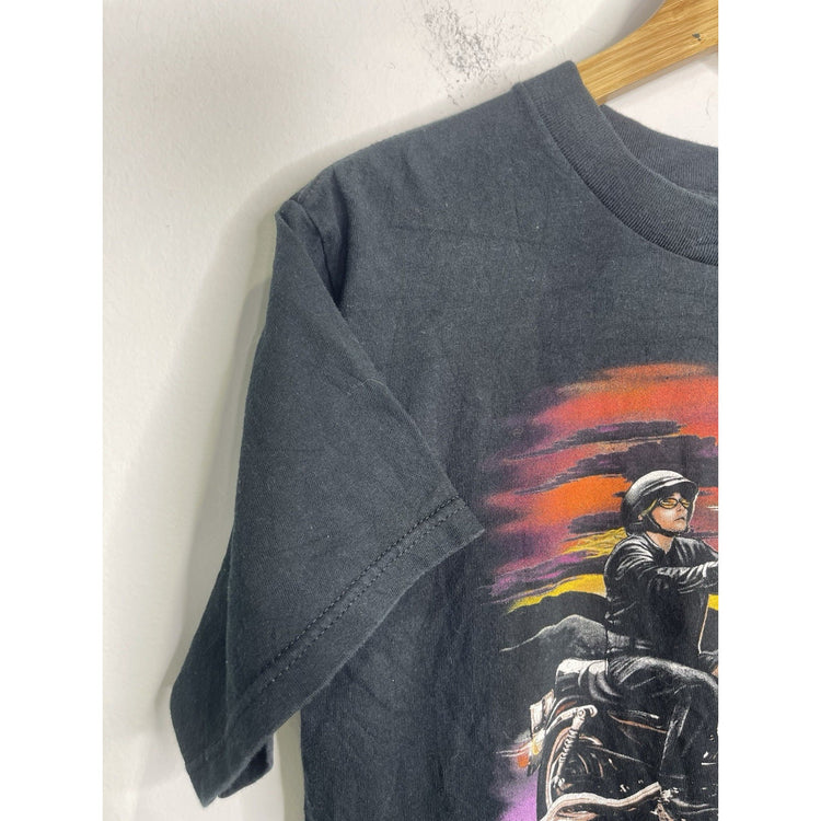 Vintage Men’s 1998 Harley Davidson T Shirt Daytona Beach Black Ridin Solo Size M