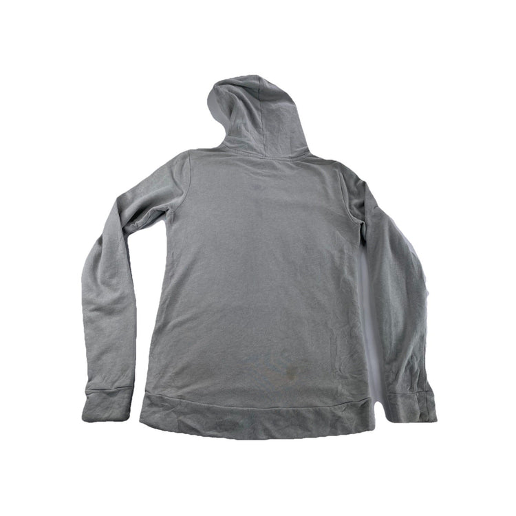 Womens PINK Victoria Secret Gray, Teal Stripped Hoodie Size XS