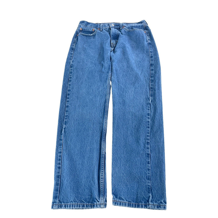 Mens Levis 505 Blue Denim Jeans Size 32