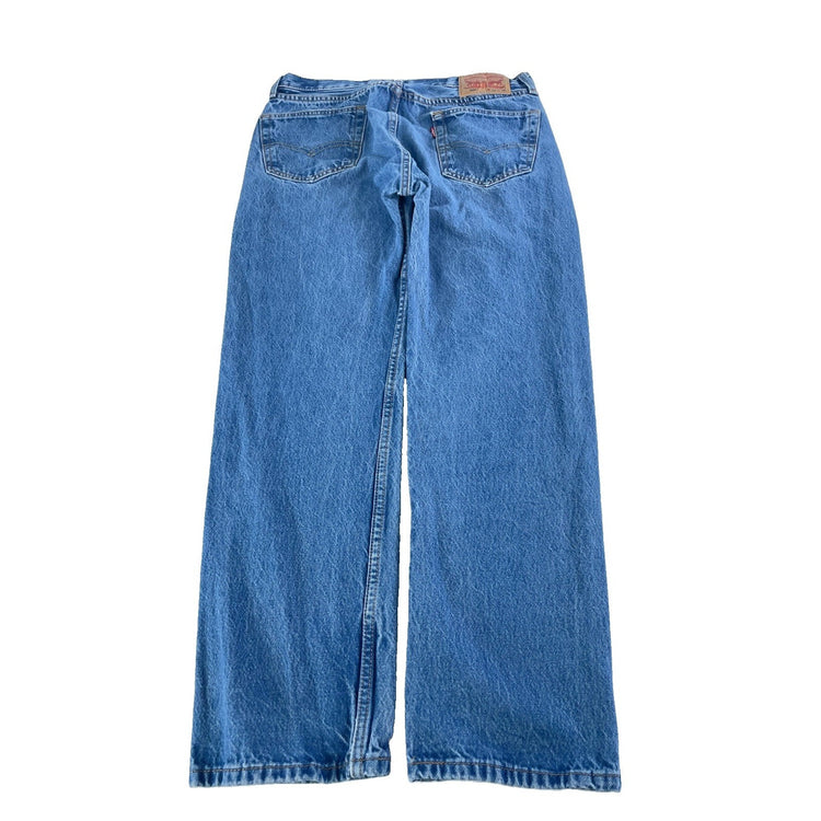 Mens Levis 505 Blue Denim Jeans Size 32