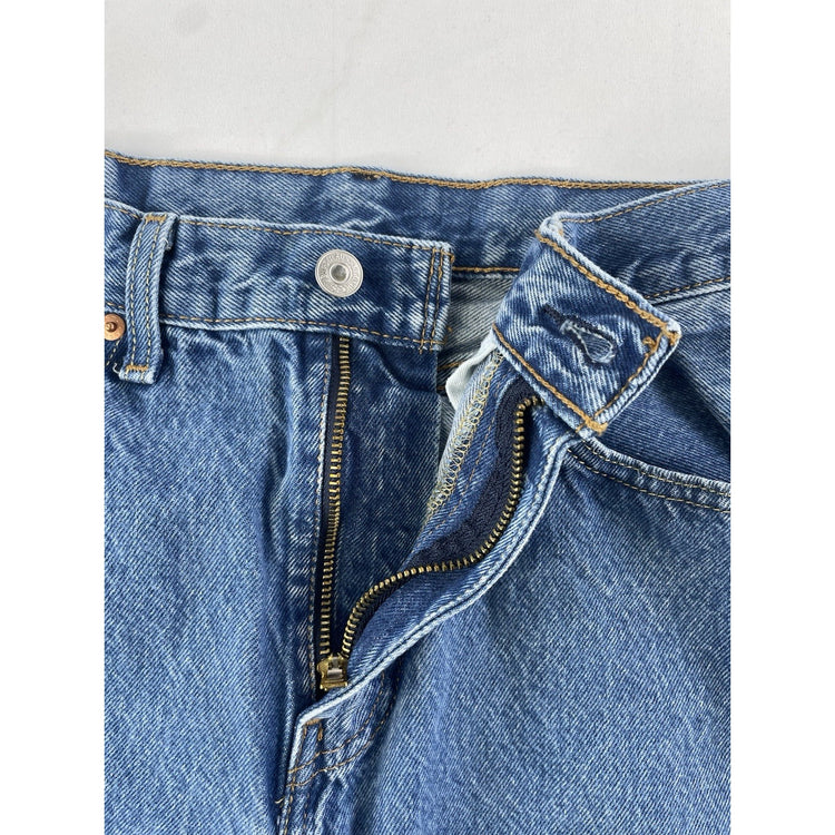 Mens Levis 505 Blue Denim Jeans Size 32