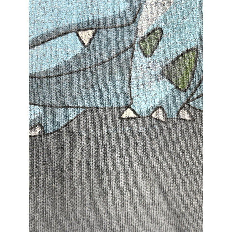 Vtg Pokémon Charmeleon Wartortle Ivysaur 1999 Youth Large Gray T Shirt