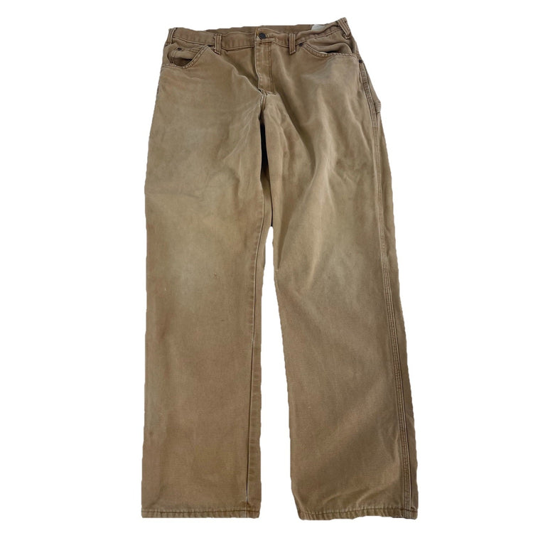 Mens Dickies Khaki Denim Jeans Size 26X33