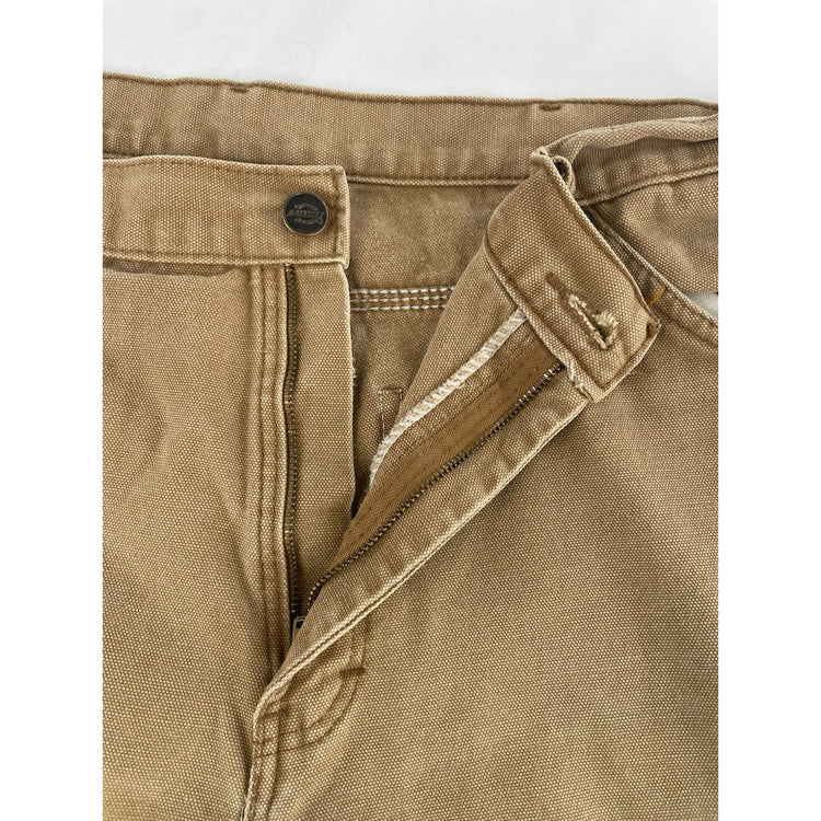 Mens Dickies Khaki Denim Jeans Size 26X33