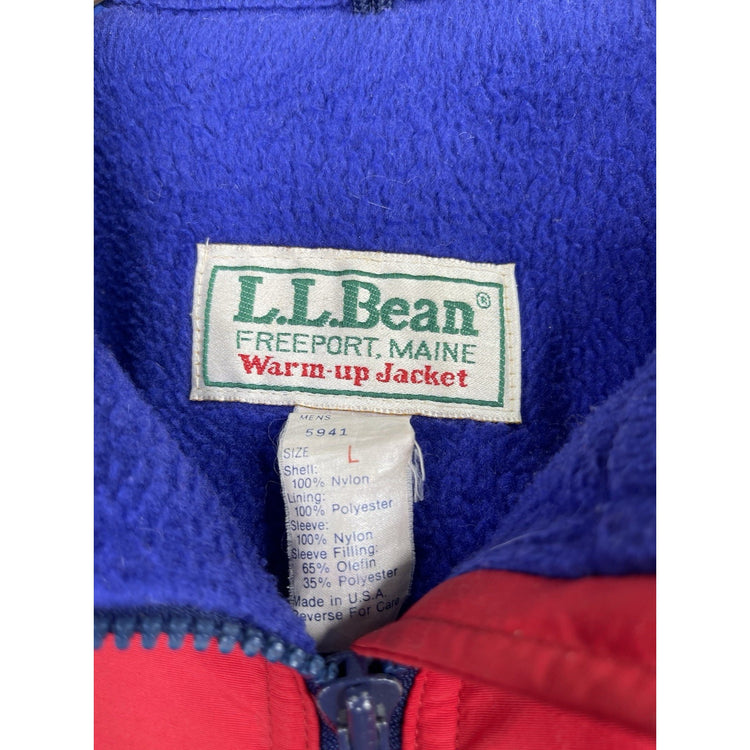 Vintage LLbean Warm Up Jacket Made In Usa