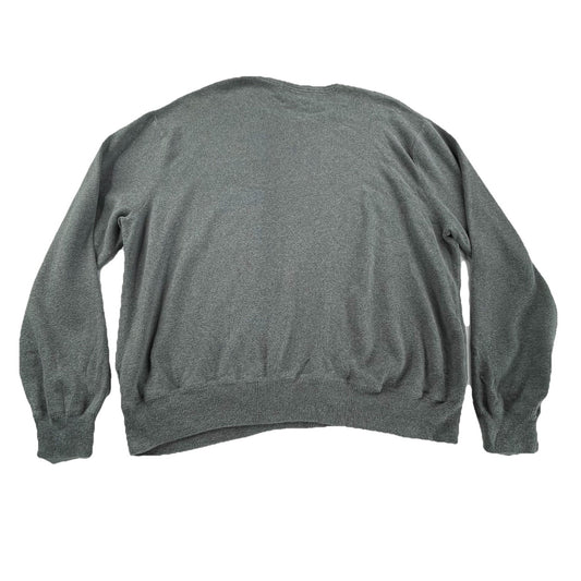 Men's Vintage Polo Ralph Lauren Gray Knitted Sweater Size Xxl