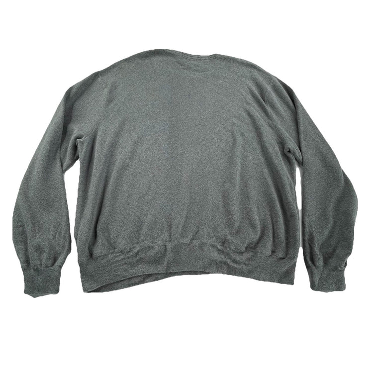 Men's Vintage Polo Ralph Lauren Gray Knitted Sweater Size Xxl