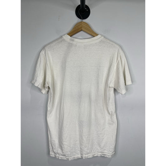 Vintage Hanes NFL Houston Oilers Football T-Shirt White M USA