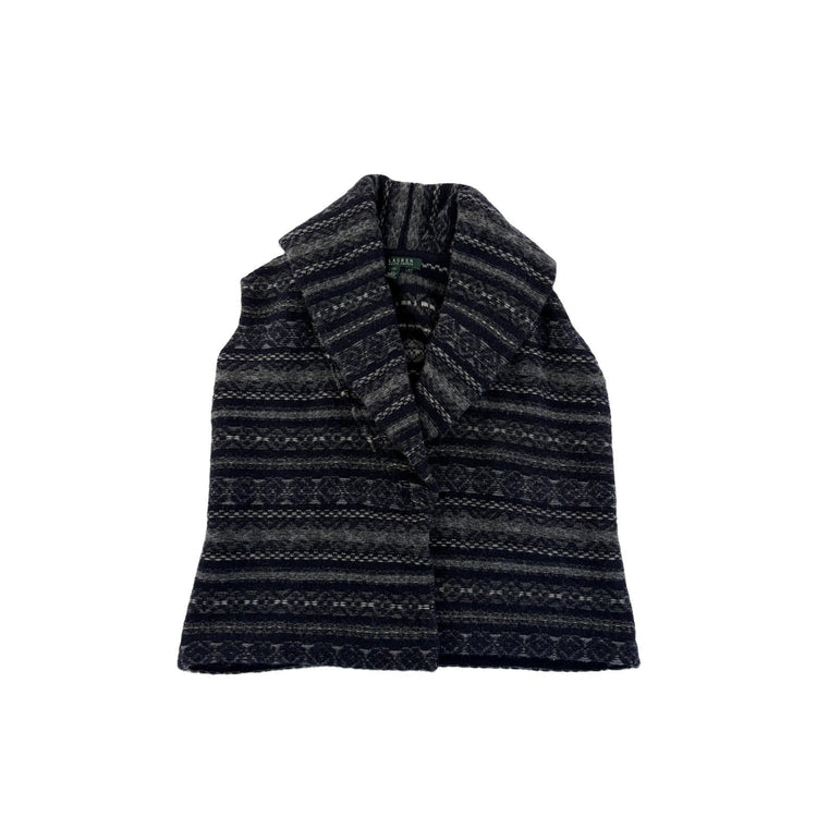 Women’s Lauren Ralph Lauren 100% Lambswool Multicolor Cardigan Size L