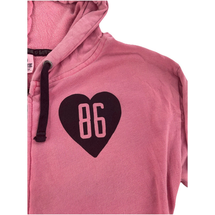 Women’s PINK Victoria Secret Pink Zip Up Jacket”86” Size XS