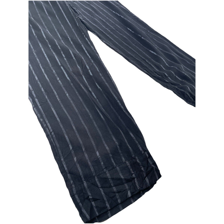 Womens Victoria’s Secret Striped Black Sleep Pants Size Large