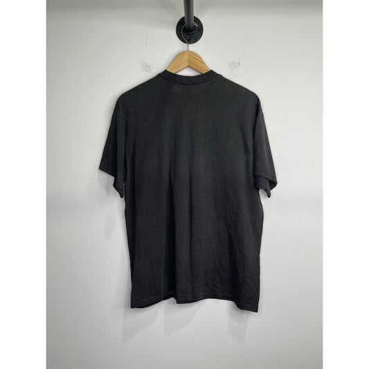 Adult Logo 7 Tag Made In The US New Orleans Saints T Shirt Black Sz XL