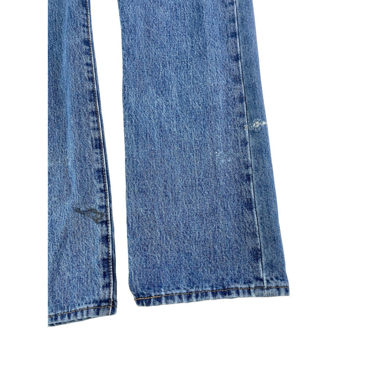 Mens Levis 501 Slim Fit Light-Meduim Wash Denim Jeans Size 32x32