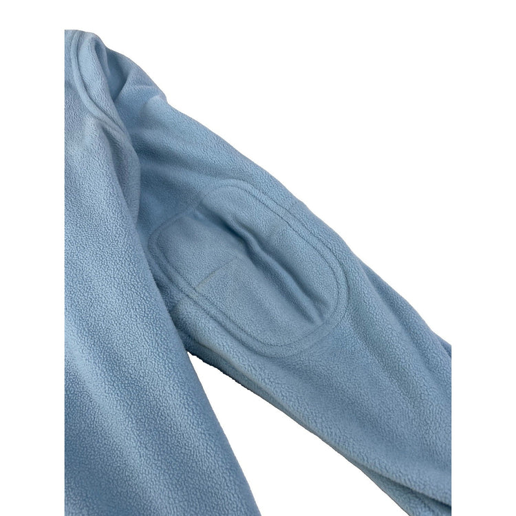 Womens Patagonia Synchilla Elbow Patch Full-Zip Fleece Jacket Light Blue Size L