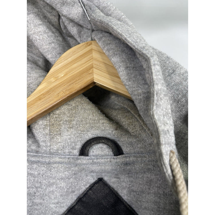 Yukon Trail Denim Jacket Hooded Mens Size XL Varsity Button Up Vintage